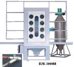 B2B-3000M maunal blast machine for glass sheet