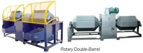 rotary barrel finishing machine