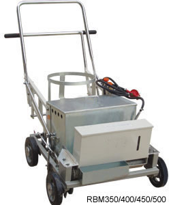operator propelled thermoplastic applicator
