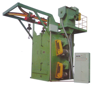 hook spin shot blast machine