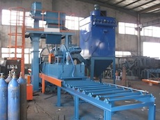 stone shot blast machine