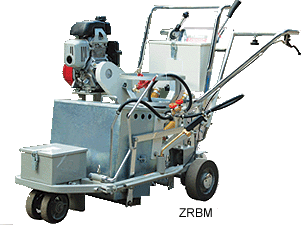 self-propelled thermoplastic applicator for zebra crossing